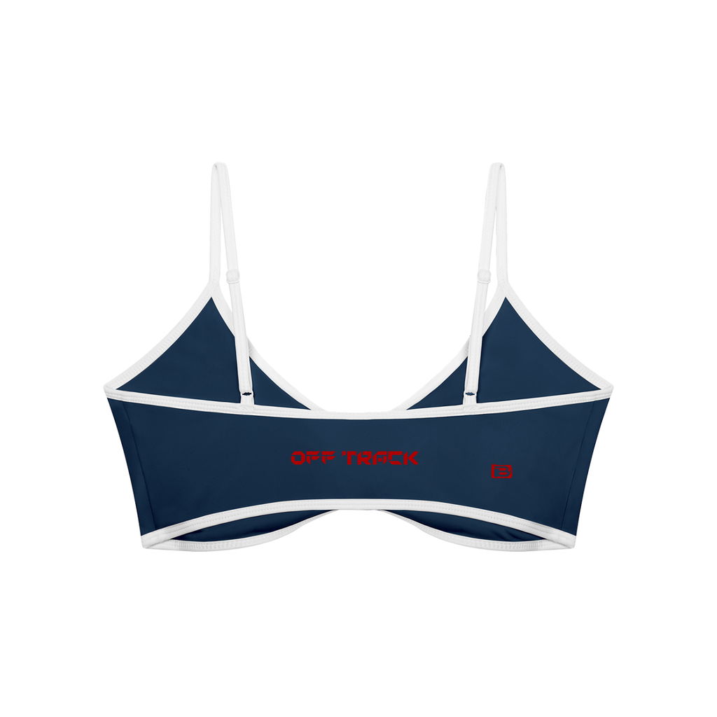 Women's Color Block Ruched V-Neck Sports Bra
