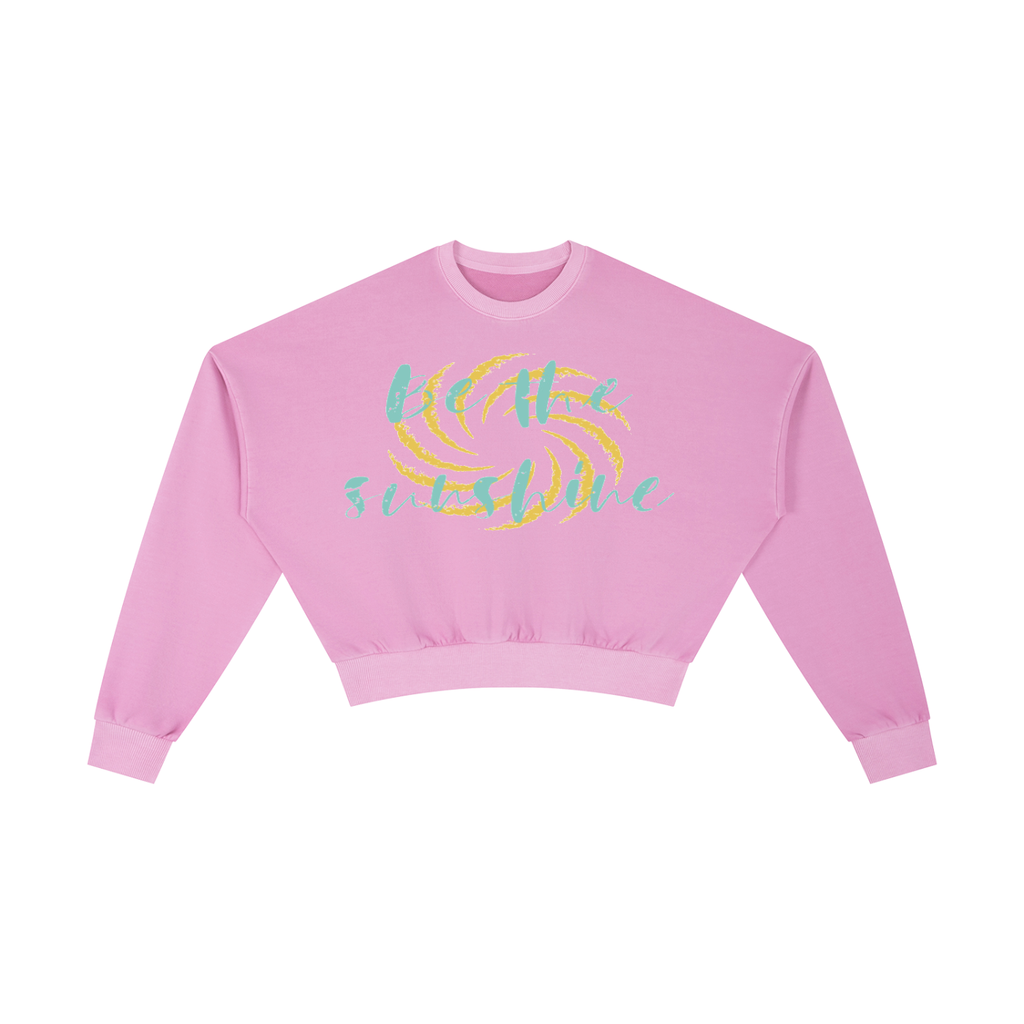 Vintage Washed Cropped Sweatshirt