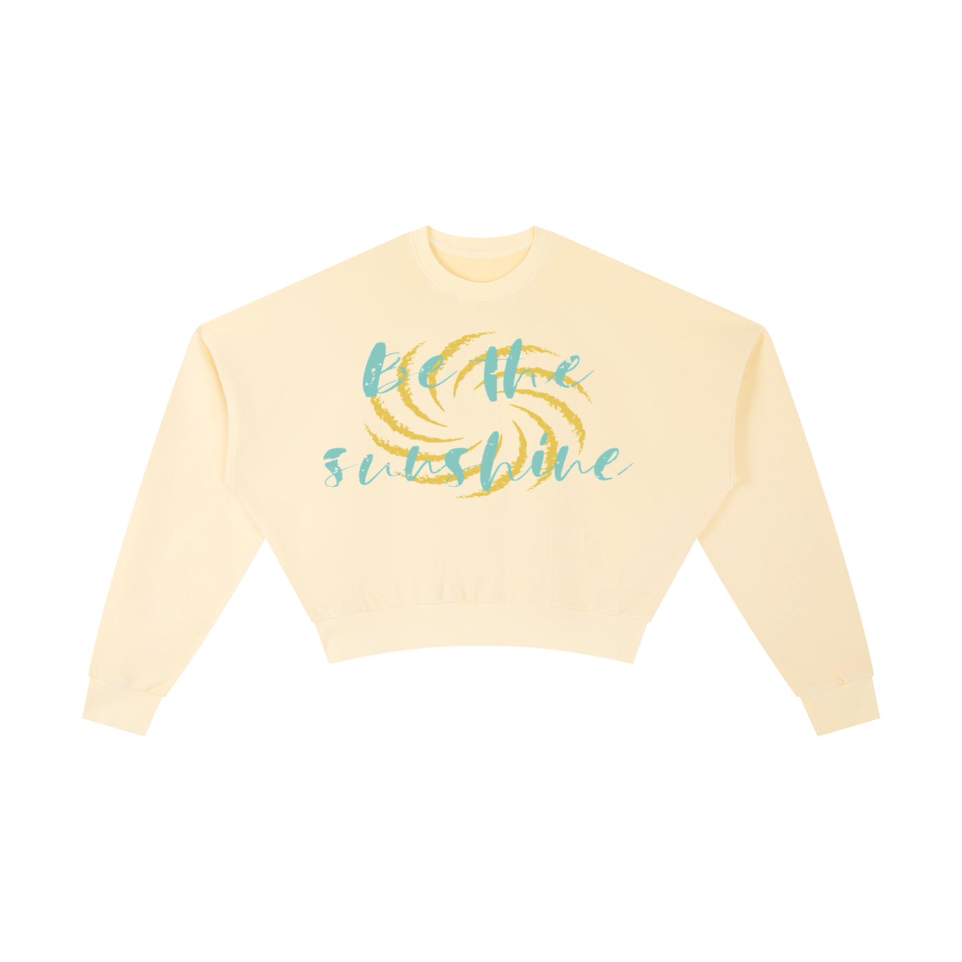Vintage Washed Cropped Sweatshirt